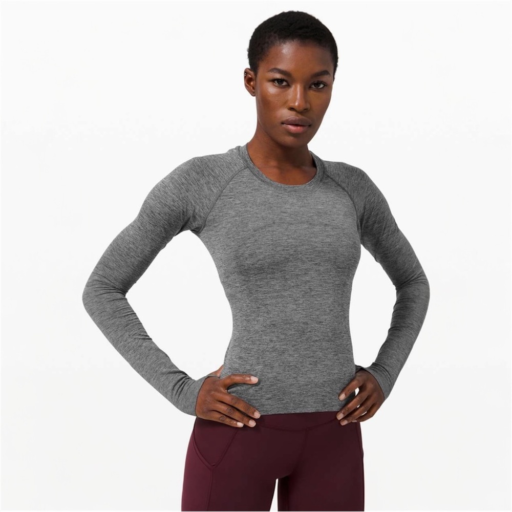 Lululemon Swiftly Tech Long Sleeve 2.0 *Race•Graphite Grey / Silver Drop